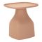 Tavolino da Salotto Rosa Adatto per Indoor-outdoor Angoli Arrotondati Forma Quadrato 48x48x50h cm, Colore Ripiano Rosa - Matata