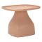 Tavolino da Salotto Rosa Adatto per Indoor-outdoor Angoli Arrotondati Forma Rettangolare 48x48x38h cm, Colore Ripiano Rosa - Inhamb