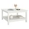 Tavolino salotto quadrato bianco 81x81x45h cm - Casato