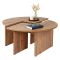 Tavolino salotto quadrato pino 90x90x41h cm - Tairn