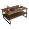 Tavolino salotto rettangolare noce 85x60x40h cm - Aprica
