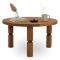Tavolino salotto rotondo quercia 70x70x40h cm - Victorien