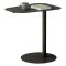 Tavolino salotto sagomato angoli arrotondoti ardesia 50x38x50h cm - Niccone