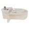 Tavolino soggiorno rettangolare angoli arrotondoti bianco 90x60x35h cm - Feyre
