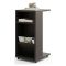 Tavolino soggiorno rettangolare antracite 30x40x63h cm - Blas