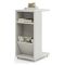 Tavolino soggiorno rettangolare bianco 30x40x63h cm - Blas