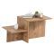 Tavolino soggiorno rettangolare pino 80x40x40h cm design - Varian