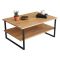 Tavolino soggiorno rettangolare quercia 85x60x40h cm - Aprica