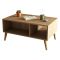 Tavolino soggiorno rettangolare quercia 90x41x54h cm - Basilica
