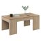 Tavolino soggiorno rettangolare rovere 100x43x50h cm - Almo