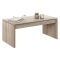 Tavolino soggiorno rettangolare rovere 102x43x50h cm contenitore - Adrina