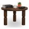 Tavolino soggiorno rotondo noce 60x60x40h cm - Victorine