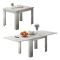 Tavolo allungabile 6-8 posti 90x90cm cemento - Airin