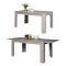 Tavolo allungabile 8-10 posti 160-220x88cm cemento - Artino