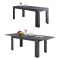 Tavolo allungabile 8-12 posti 160-210x90cm ardesia - Agenore