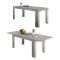 Tavolo allungabile 8-12 posti 160-210x90cm cemento - Agenore