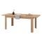 Tavolo Allungabile Marrone Rovere Nodi 8 Posti Allungabile 160x90.5x76.5h cm, - Colosimi