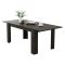Tavolo Allungabile Nero Antracite Allungabile Meccanismo Estensione Allunga Centrale 200x90x75h cm, Lunghezza Massima 200 cm - Marene