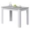 Tavolo cucina rettangolare 6 posti bianco e cemento 109x67cm - Anat