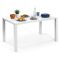 Tavolo da esterno 6 posti 147x90cm bianco - Listowel