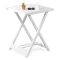 Tavolo da Esterno Bianco 2 Posti Tavolo Tavolo da Esterno Fisso 60x47x65h cm, Lunghezza Massima 50 cm Made in Italy - Ohatchee