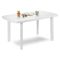 Tavolo da Esterno Bianco 6 Posti Tavolo Tavolo da Esterno Fisso 137x85x72h cm, Lunghezza Massima 137 cm Made in Italy - Greggs