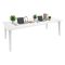 Tavolo da esterno Camrose, 235x98 h74 cm, Bianco