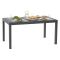 Tavolo da esterno rettangolare 10 posti 150x90cm antracite - Adila