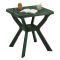 Tavolo da Esterno Verde 4 Posti Tavolo Tavolo Fisso Quadrato 70x70x72h cm, Lunghezza Massima 70 cm Made in Italy - Straven