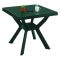 Tavolo da Esterno Verde 4 Posti Tavolo Tavolo Fisso Quadrato 79x79x72h cm, Lunghezza Massima 79 cm Made in Italy - Normandy