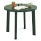 Tavolo da Esterno Verde 4 Posti Tavolo Tavolo Fisso Rotondo 90x90x72h cm, Lunghezza Massima 90 cm Made in Italy - Brooksdale