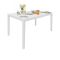 Tavolo da giardino 10 posti 150x90cm bianco - Ariana