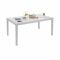 Tavolo da giardino 8 posti 138x78cm bianco - Arca