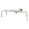 Tavolo da giardino allungabile 8-10 posti 160-230x98cm bianco - Lahat