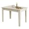 Tavolo Fisso Beige Marmo 6 Posti Forma Rettangolare 110x72x75h cm, Peso Supportato 120 kg - Zane