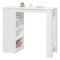 Tavolo Fisso Bianco 2 Posti Forma Rettangolare 120x50x105h cm, Materiale Piano in Legno Nobilitato - Sedriano