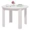 Tavolo Fisso Bianco 4 Posti Forma Rotondo 106.5x106.5x76.5h cm, Materiale Piano in Legno Nobilitato - Gorlago