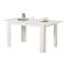 Tavolo Fisso Bianco 6 Posti Forma Rettangolare 120x80x74.5h cm, Materiale Piano in Legno Nobilitato - Uscio