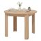 Tavolo Fisso Marrone Rovere Nodi 4 Posti Forma Rotondo 106.5x106.5x76.5h cm, Materiale Piano in Legno Nobilitato - Gorlago