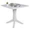 Tavolo per terrazzo 6 posti 70x70cm bianco - Agostini