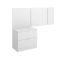Testiera Letto Bianco Matrimoniale 157x34.2 cm, - Chanhom