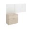Testiera Letto Marrone Marrone Rovere Matrimoniale Colore Struttura Marrone 157x34.2 cm, Sfumatura Colore Struttura Rovere - Chanhom