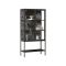 Vetrina 2 ante 80x35x160h cm ardesia - Busseto