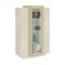Vetrina Beige 7 Ripiani 10 Vani 80x38x120.5h cm, 3 Ante - Severino