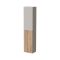 Vetrina Beige Marrone Rovere 4 Ripiani Un'anta 39.9x29.8x180h cm, Apertura Push Pull - Longano