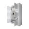 Vetrina Bianco Lucido 3 Ripiani Apertura con Maniglia 101.4x42x161.2h cm, 2 Ante - Suzzara