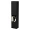 Vetrina Nero Antracite 4 Ripiani Apertura Push Pull 39.9x29.8x180h cm, 2 Ante - Botte