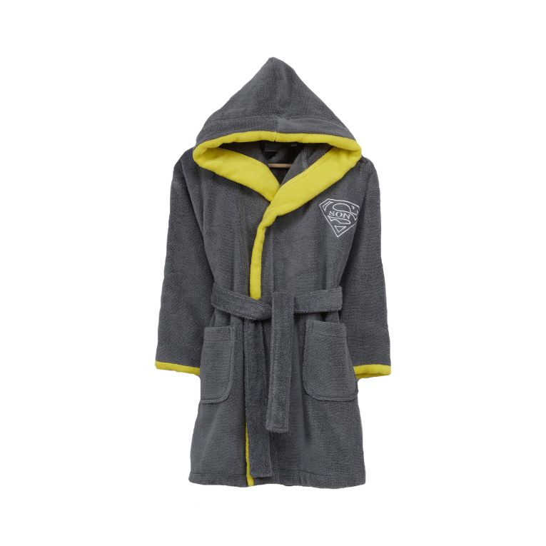 Accappatoio Shawnee, Grigio e Giallo, Taglia 3-6 anni