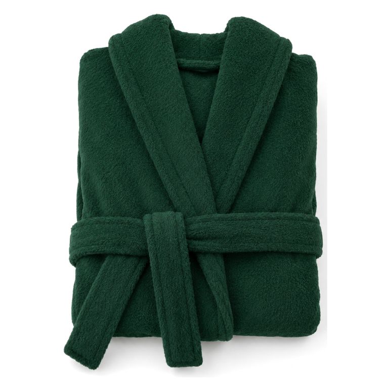 Accappatoio Verde 100% cotone Con cappuccio , Taglia L - Satotite Luxury