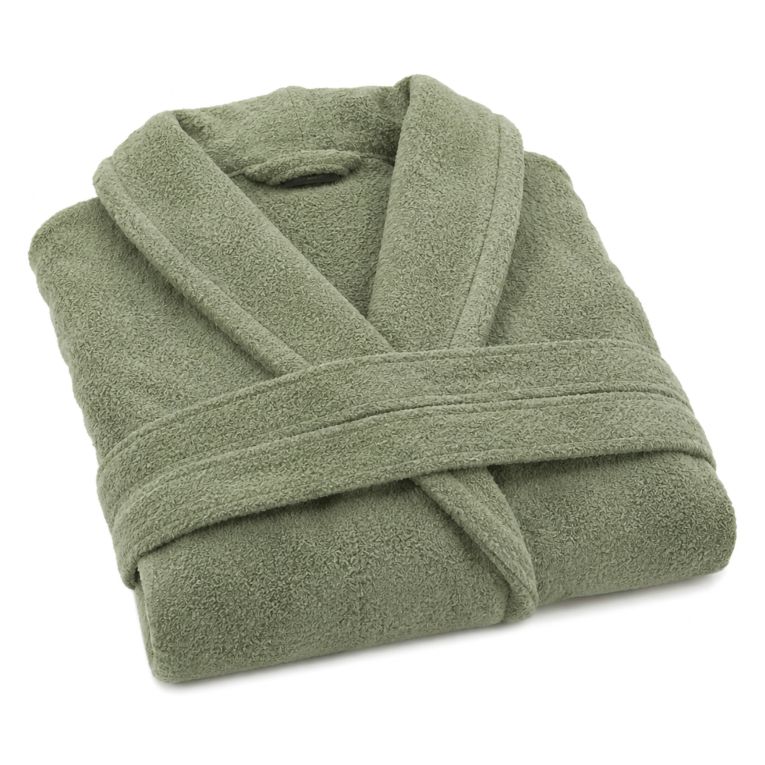 Accappatoio Verde Menta 100% cotone Con cappuccio , Taglia XL - Satiza Luxury